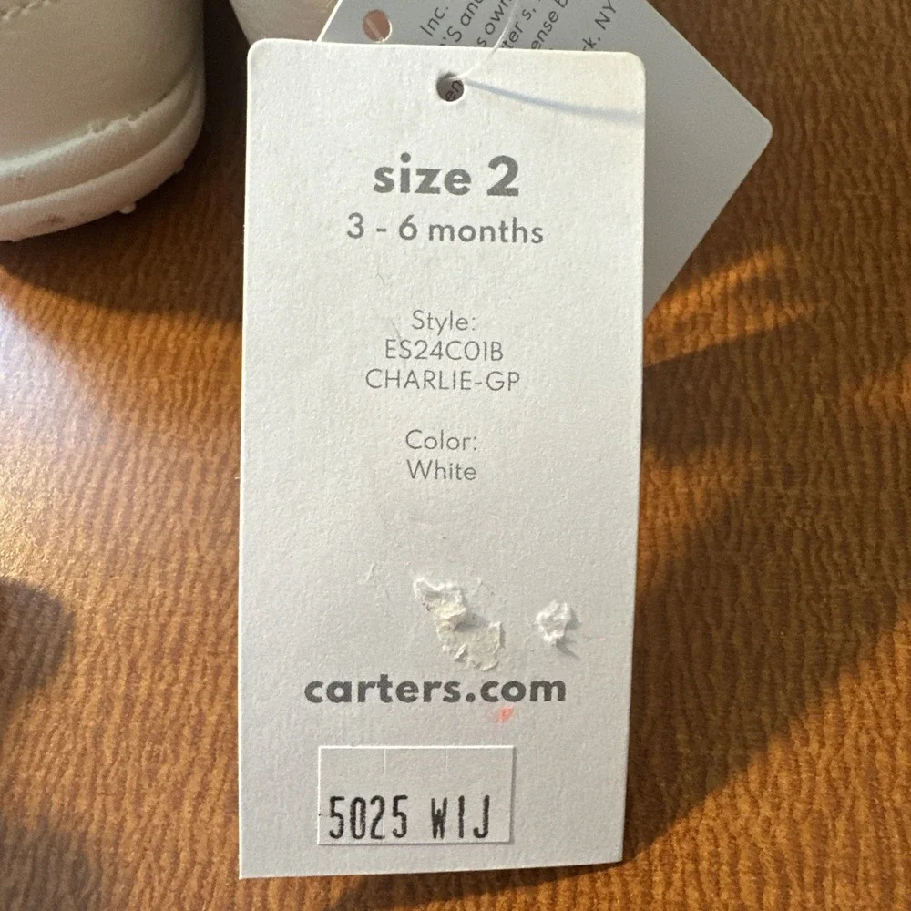 Carter's Baby High-Top Every Step‎ Sneakers 2 (3-6 Months)